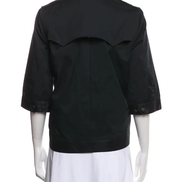 Rag & Bone 3/4 sleeve sateen military jacket 6 - Picture 7 of 13